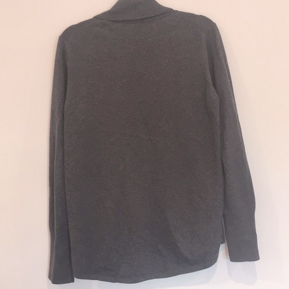 Van Heusen Grey Shawl Collar Cardigan sz L - Picture 2 of 6
